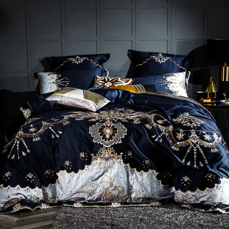 1000TC Egyptian Cotton Luxury Embroidery Duvet Cover | MYHOMEYDOC